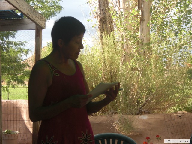 Lorraine Nakai reading poems by her and her son