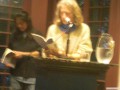 Josey, Leah reading Lilies at Kelly Writers House